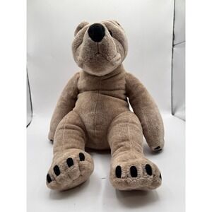 Second Nature Design Cuddly Quarry Critters Plush Bear Kids 12in Tan 2003